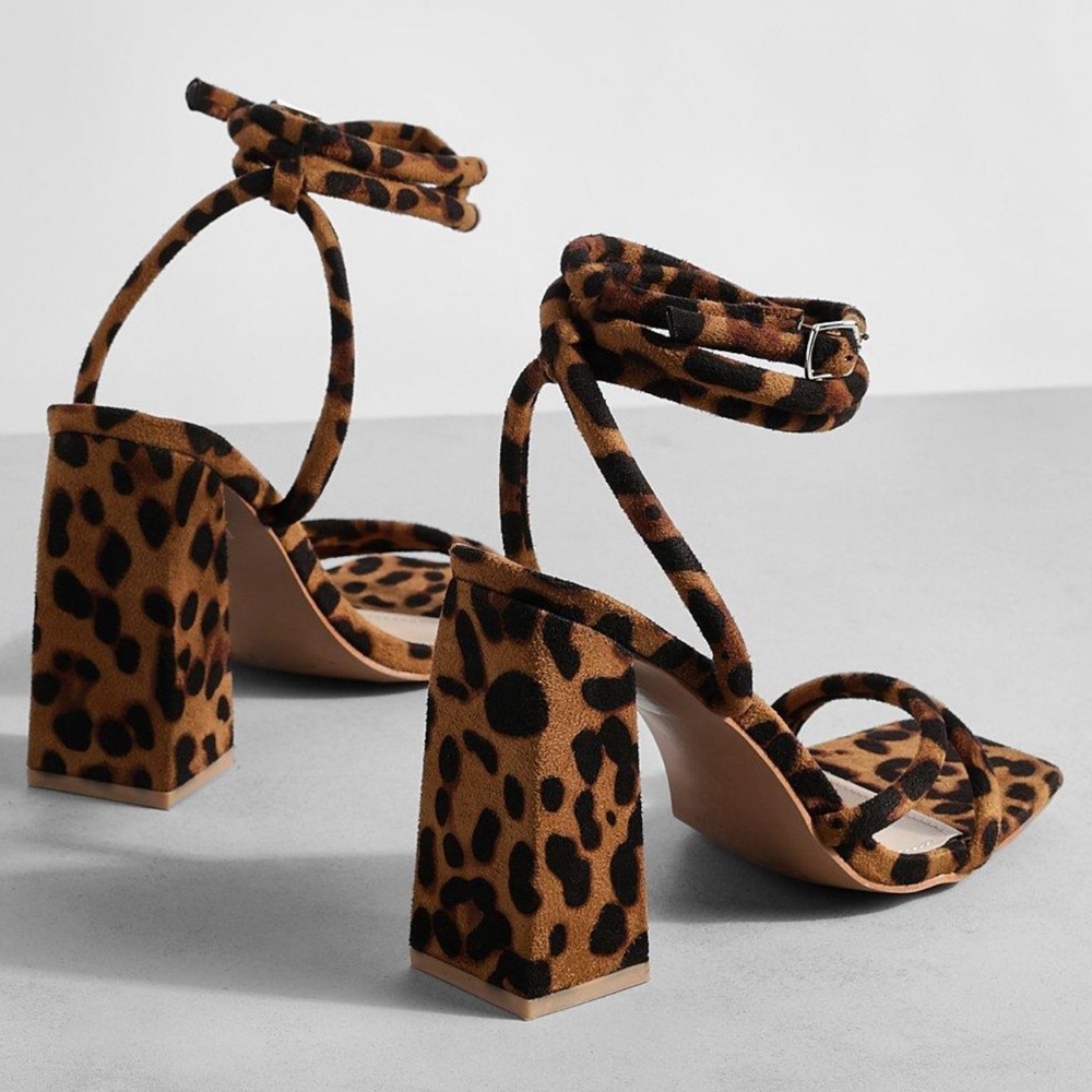 Leopard Block Heel - Picture 4 of 5